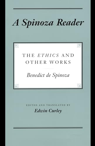 Book cover for “A Spinoza Reader” by Benedict de Spinoza.