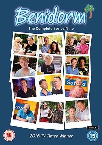 Benidorm Series 9 DVD cover with collage of diverse characters.