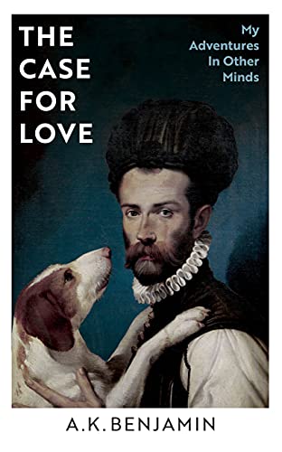 Book cover featuring a portrait of a man with a dog, titled "The Case for Love.