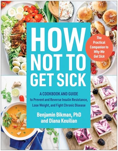 Cookbook cover with food images and title “How Not to Get Sick.”