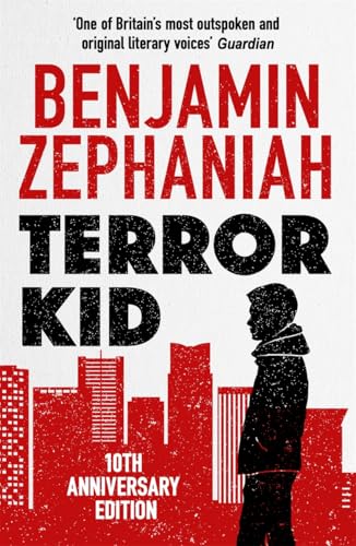 Book cover: "Terror Kid" by Benjamin Zephaniah, silhouette of a boy.