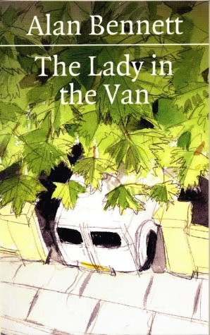 Book cover: painted white van obscured by green foliage.