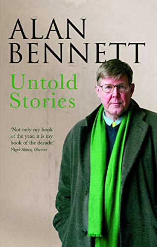Book cover featuring Alan Bennett wearing a green scarf against a plain background.