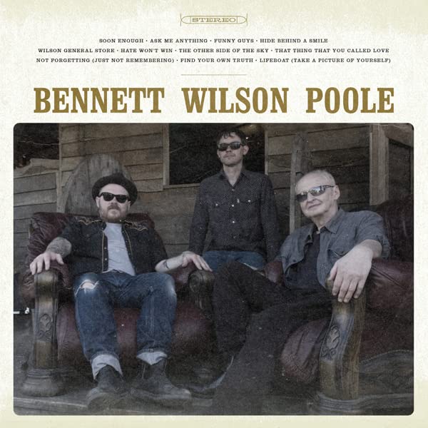 Album cover for Bennett Wilson Poole featuring three men in hats.
