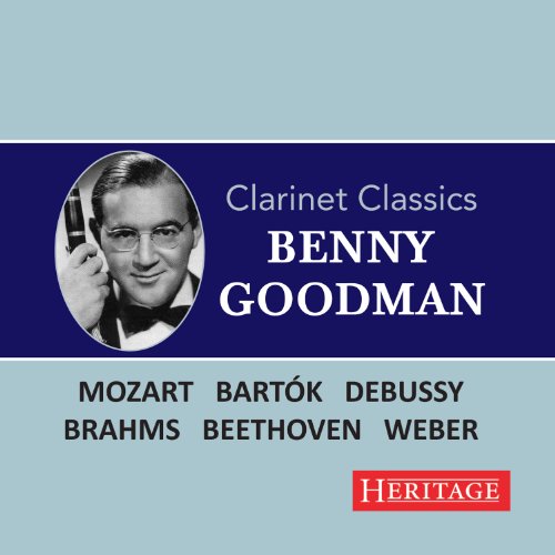CD cover featuring Benny Goodman portrait with composer names listed.