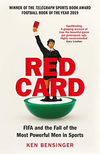Book cover: "Red Card" with a soccer player receiving a red card.