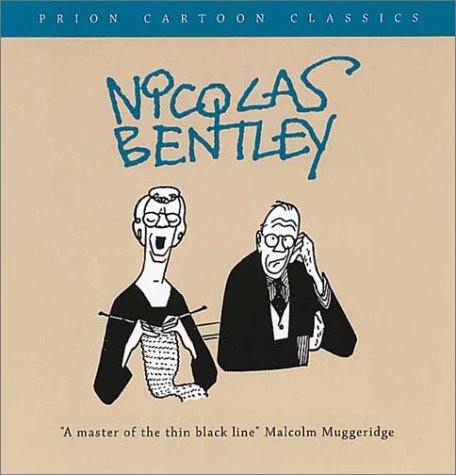 Book cover: "Nicolas Bentley" with cartoon illustration of two men.