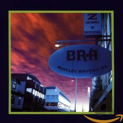 CD cover with a blue oval, text “Bentley Rhythm Ace”, and red sky.