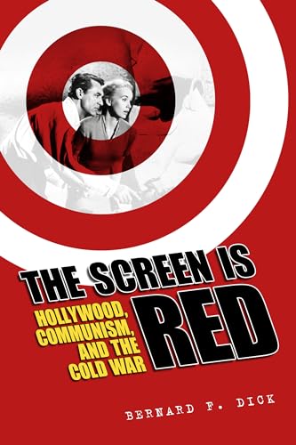 Book cover: red target with couple, title “The Screen Is Red.”