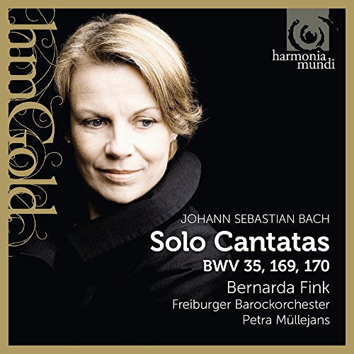 CD cover: portrait of a woman, text “Solo Cantatas” and composer’s name.
