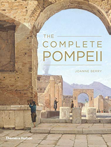 Book cover showing ancient Pompeii ruins with people walking through stone arches.