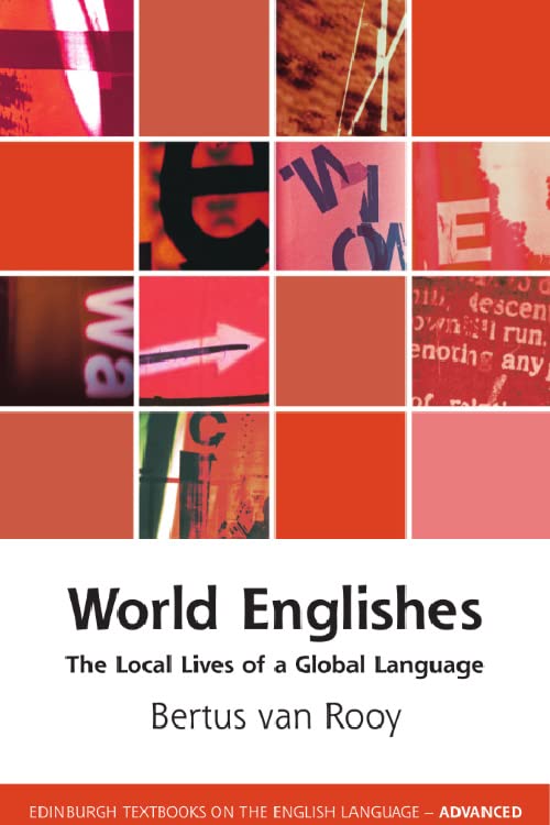 Book cover: "World Englishes" with colorful, fragmented letter imagery.