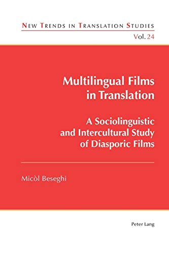 Red book cover with white text: “Multilingual Films in Translation.”