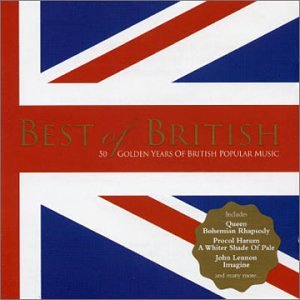 CD cover with Union Jack flag and text “Best of British” in gold.