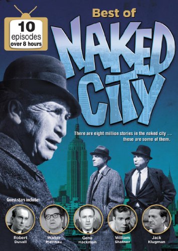DVD cover for "Best Of Naked City" featuring detectives and cityscapes.