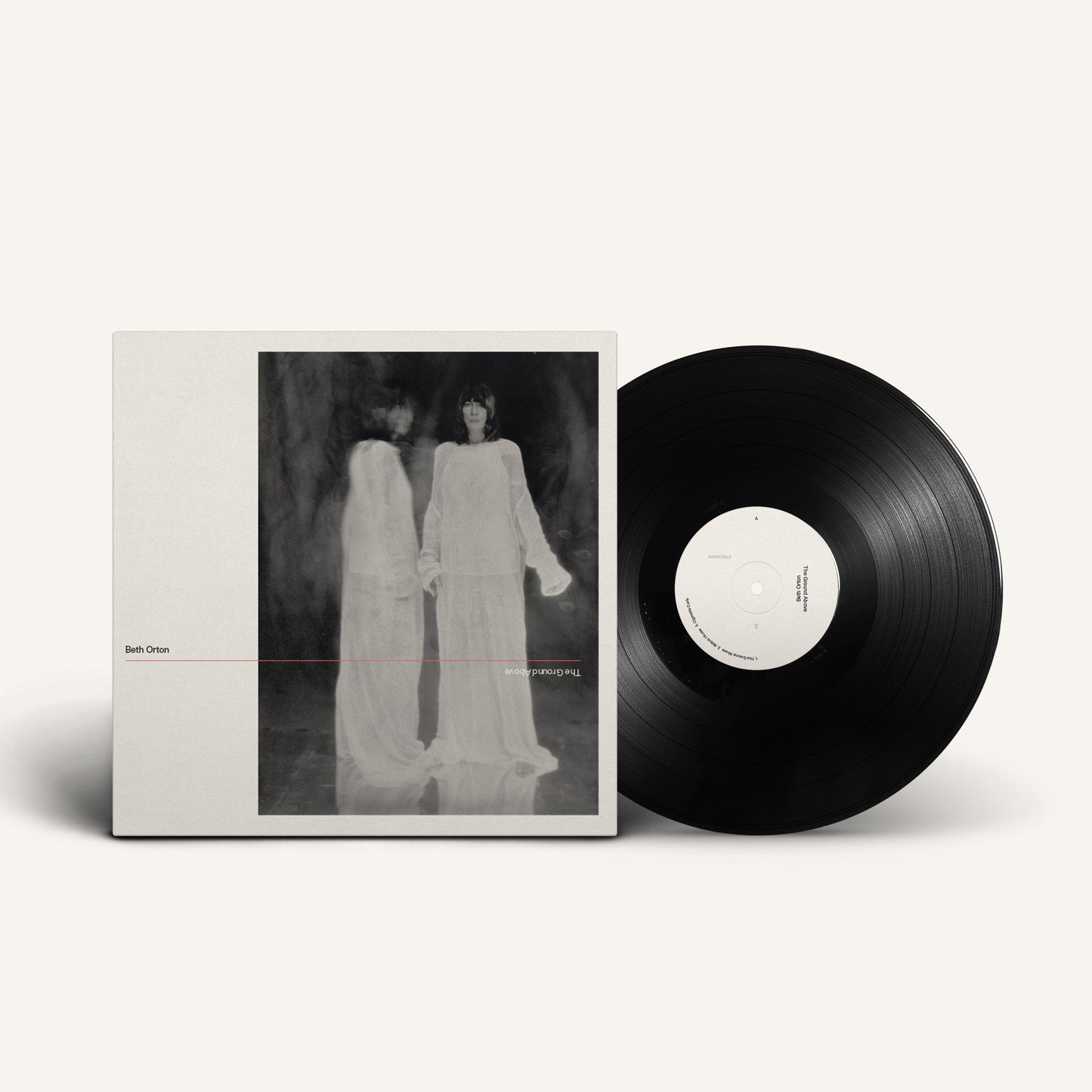 Vinyl record and cover art featuring a blurred black and white portrait of Beth Orton.