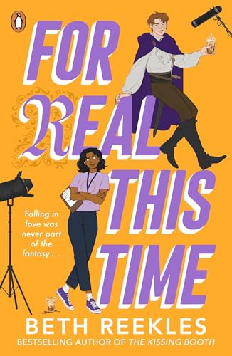 Book cover: illustrated couple with film equipment, bold orange and purple text.