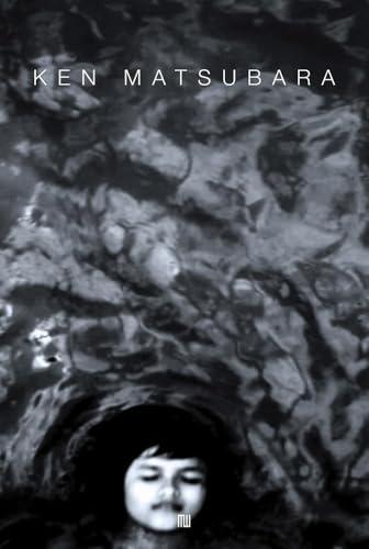Book cover with abstract black and white swirls and a submerged face.