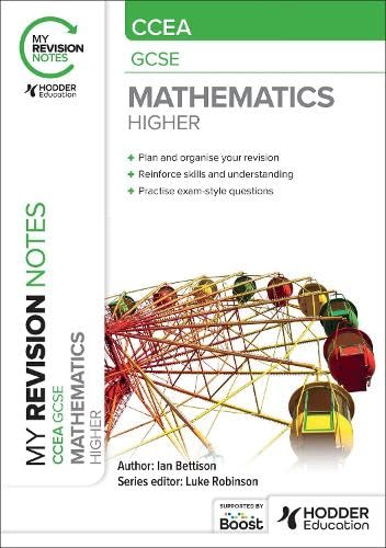 Textbook cover for CCEA GCSE Mathematics Higher featuring a ferris wheel image.