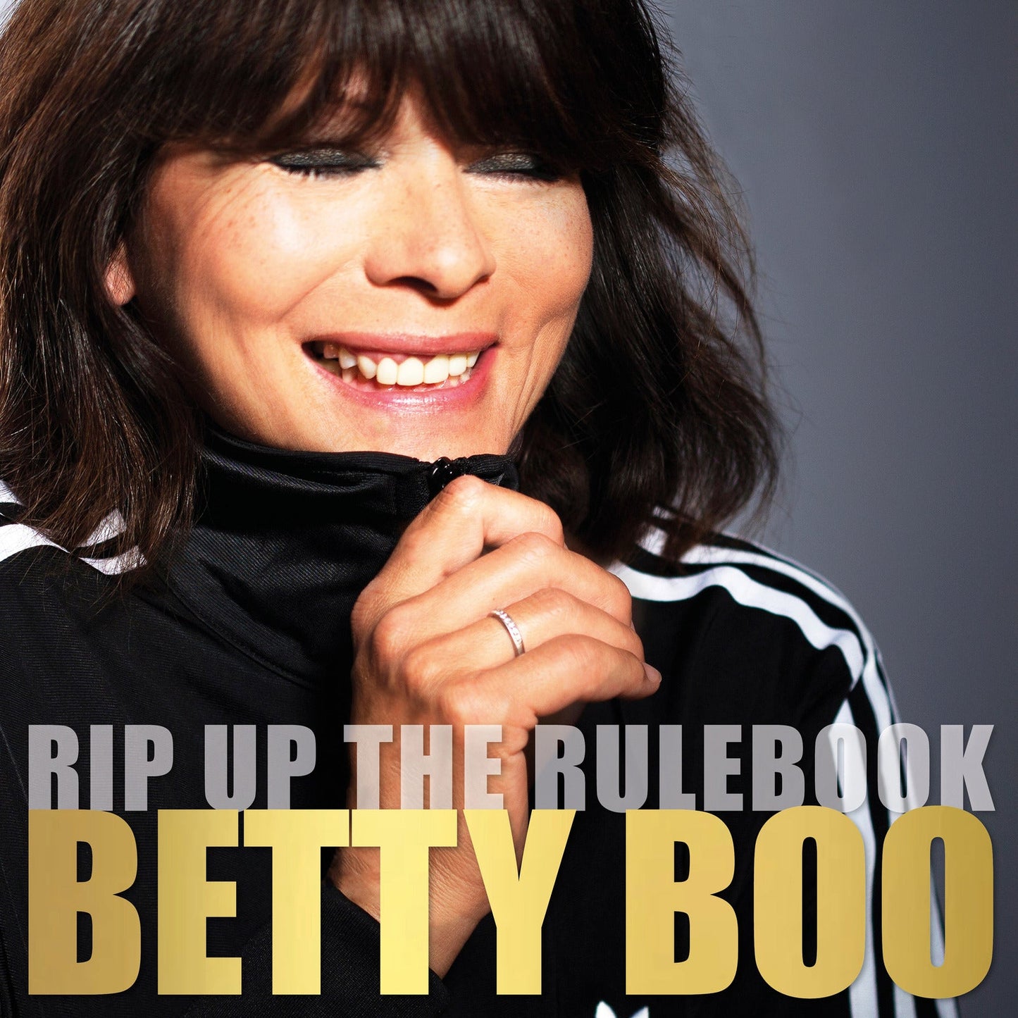 Betty Boo portrait with album title “Rip Up The Rulebook” text.