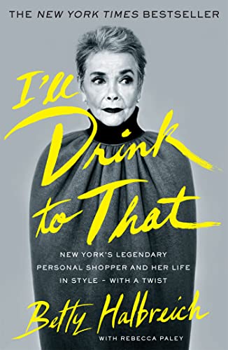 Book cover featuring Betty Halbreich, a portrait in black and yellow text.