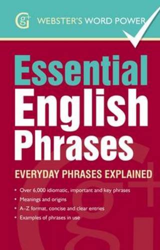 Book cover: "Essential English Phrases" with red background and white text.