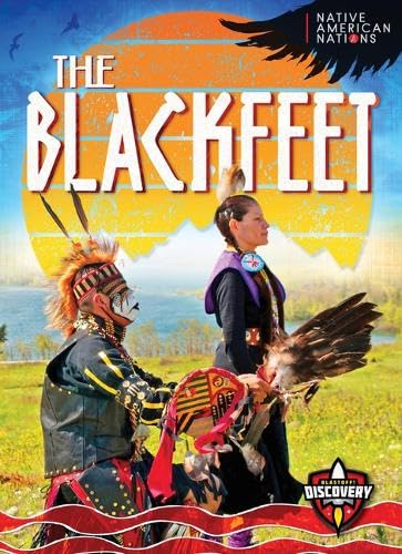 Book cover featuring a Blackfeet person in traditional regalia with an eagle.