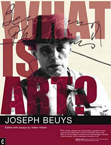 Book cover with Joseph Beuys, likely a photo, with title and minimal design elements.