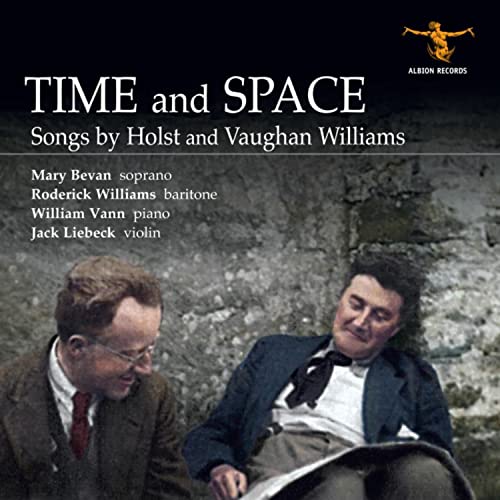 CD cover featuring portraits of two men and text: "Time and Space.