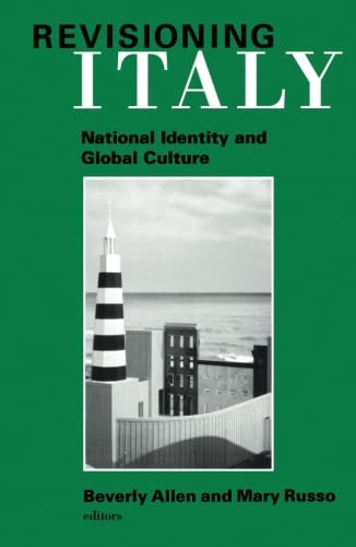 Book cover: “Revisioning Italy” with a coastal Italian tower image.