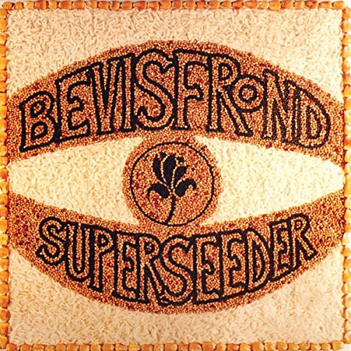 CD cover with an eye design made of corn and text: "Bevis Frond Superseeder".