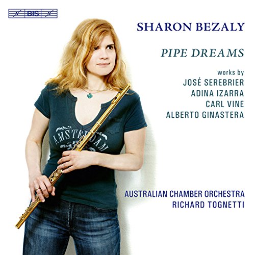 Album cover featuring Sharon Bezaly holding a gold flute against a white background.