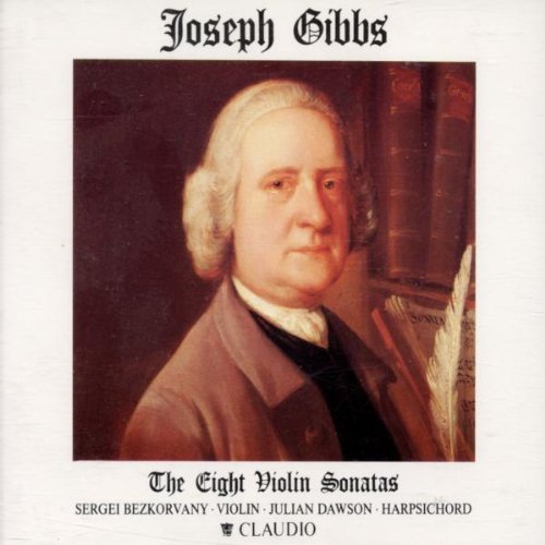 CD cover featuring a portrait of a man with white hair and sheet music.