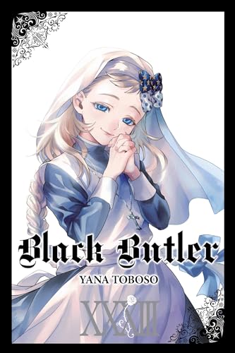 Black Butler volume 33 cover: a young girl in a blue dress.