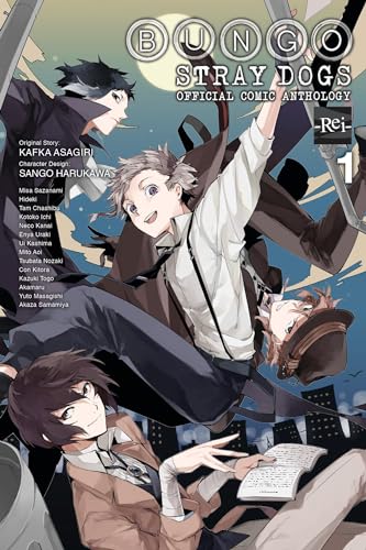 āBungo Stray Dogsā comic anthology cover with four anime-style characters.