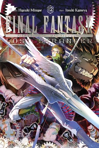 Manga cover: characters with swords and wings, dramatic action pose.