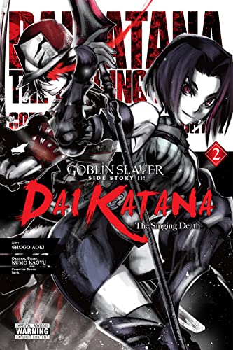 Manga cover featuring two characters with swords, “Goblin Slayer: Dai Katana” title.
