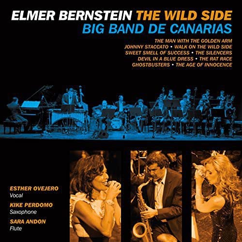CD cover for Big Band De Canarias’ “The Wild Side” featuring musicians.