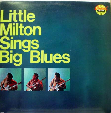 Vintage vinyl record cover featuring Little Milton playing guitar.