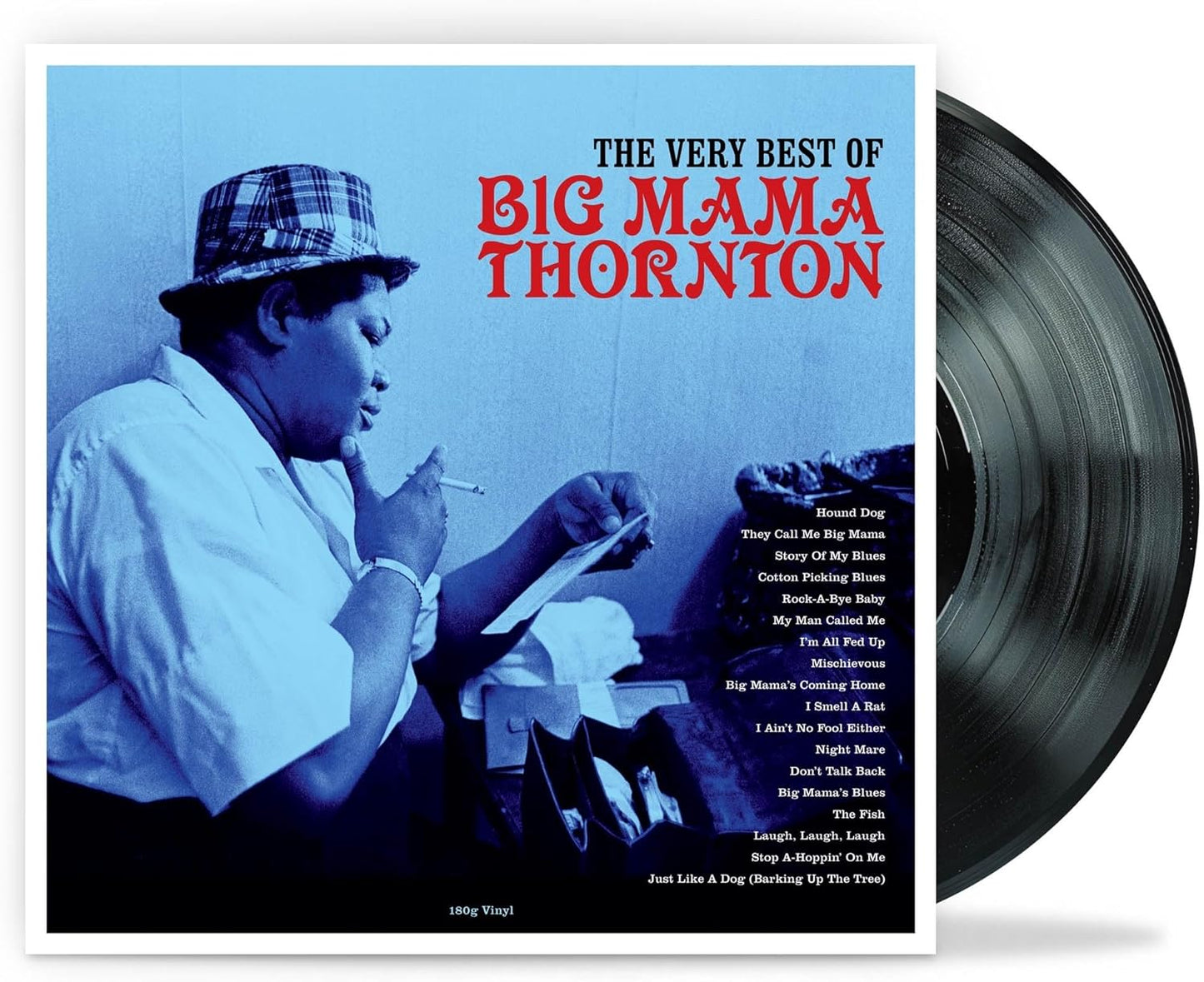Vinyl record cover featuring portrait of Big Mama Thornton with tracklist.