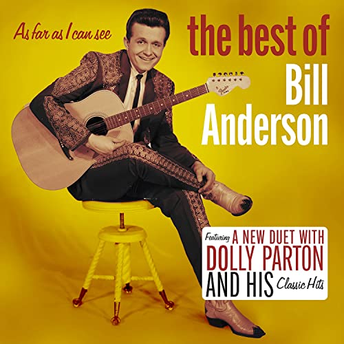 CD cover: Bill Anderson seated with guitar, yellow background.