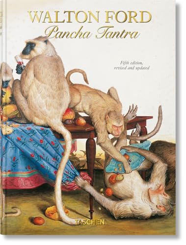 Book cover depicting realistically painted monkeys in a domestic setting.