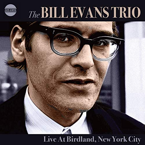 CD cover featuring pianist Bill Evans in glasses, with album title.