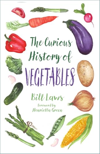 Book cover with watercolor illustrations of various vegetables.