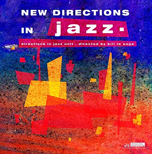 CD cover for Bill Le Sage’s “New Directions In Jazz” with abstract art.