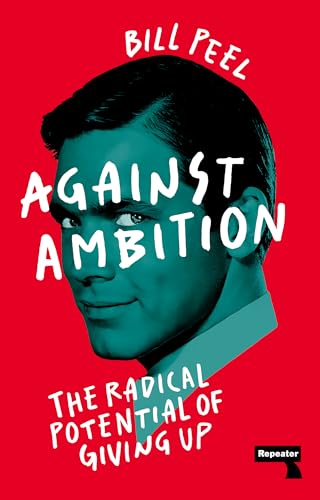 Book cover: portrait of a man with bold red and teal typography.