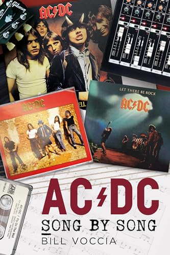 Book cover with AC/DC band logo, likely featuring Angus Young and other band members.