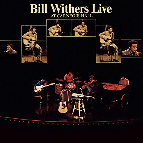Bill Withers live album cover featuring him performing with a band.