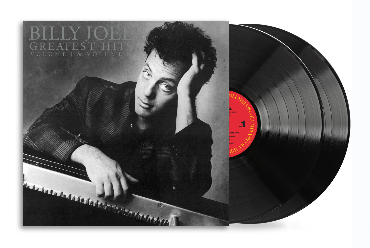 Billy Joel’s “Greatest Hits Volume I & II” double vinyl record album.