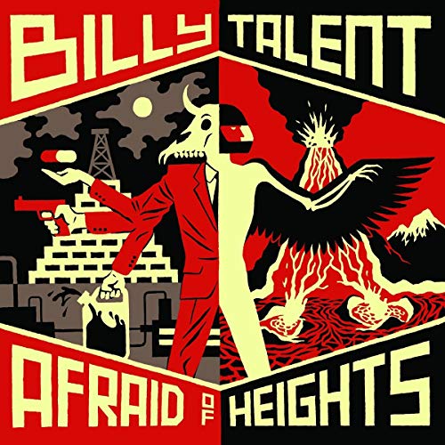 Album cover for Billy Talent’s “Afraid of Heights” featuring surreal, dramatic imagery.